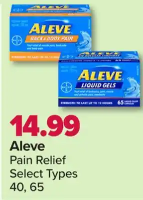 PharmaChoice Aleve pain relief offer
