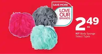Rexall Kit body sponge offer