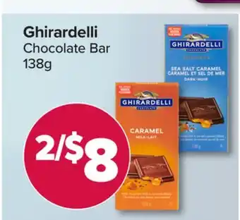 PharmaChoice Ghirardelli chocolate bar offer