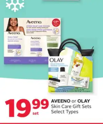 Rexall Aveeno or olay skin care gift sets offer