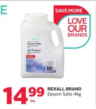 Rexall Rexall brand epsom salts offer