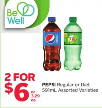Rexall Pepsi regular or diet offer