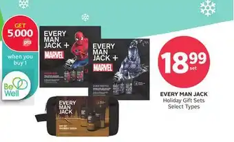 Rexall Every man jack holiday gift sets offer