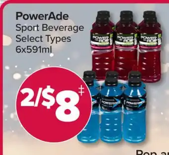 PharmaChoice Powerade sport beverage offer