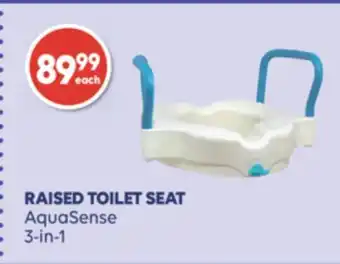 Wellwise by Shoppers Raised toilet seat aquasense offer