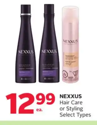 Rexall Nexxus hair care or styling offer