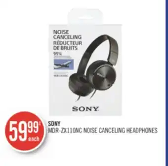 Shoppers Drug Mart Sony mdr-zx110nc noise canceling headphones offer