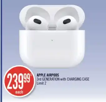 Shoppers Drug Mart Apple airpods 3rd generation with charging case offer