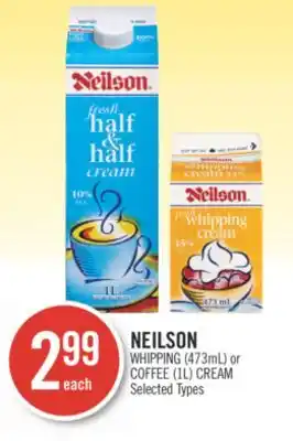 Shoppers Drug Mart Neilson whipping (473ml) or coffee (1l) cream offer