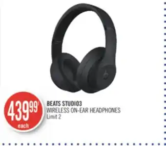Shoppers Drug Mart Beats studio3 wireless on-ear headphones offer