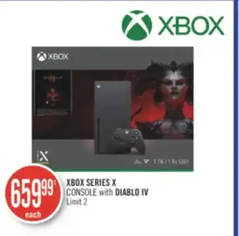 Shoppers Drug Mart Xbox series x console with diablo iv offer