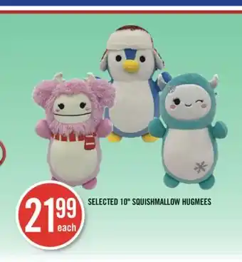 Shoppers Drug Mart Selected 10 squishmallow hugmees offer