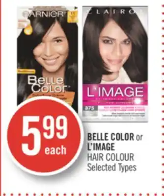 Shoppers Drug Mart Belle color or l'image hair colour offer