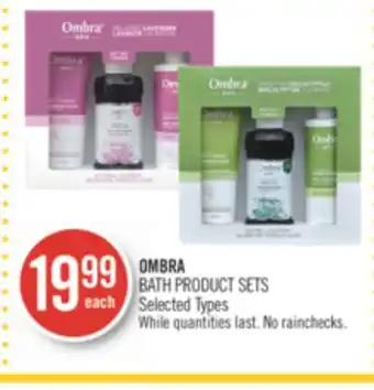 Shoppers Drug Mart Ombra bath product sets offer