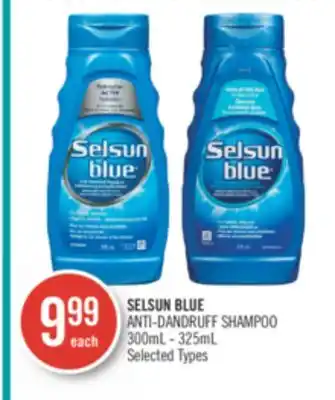 Shoppers Drug Mart Selsun blue anti-dandruff shampoo offer