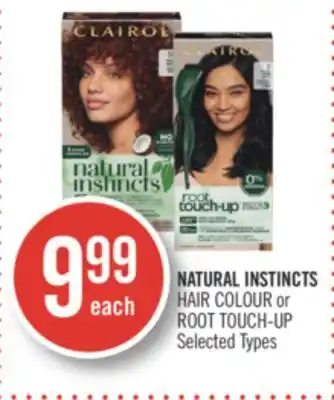 Shoppers Drug Mart Natural instincts hair colour or root touch-up offer