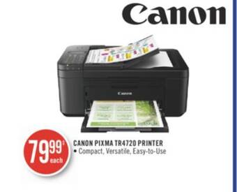 Shoppers Drug Mart Canon pixma tr4720 printer offer