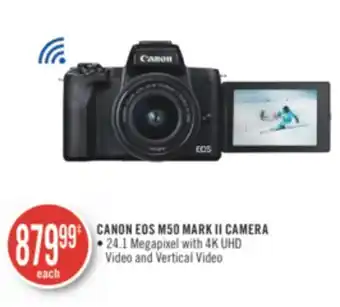 Shoppers Drug Mart Canon eos m50 mark ii camera offer