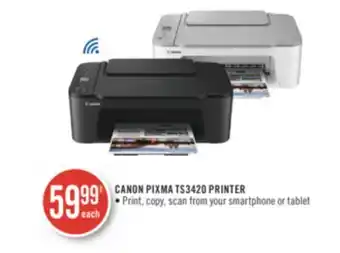 Shoppers Drug Mart Canon pixma ts3420 printer offer