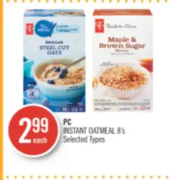 Shoppers Drug Mart Pc instant oatmeal offer