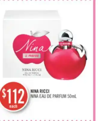 Shoppers Drug Mart Nina ricci offer