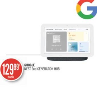 Shoppers Drug Mart Google nest 2nd generation hub offer