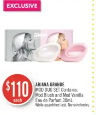 Shoppers Drug Mart Ariana grande offer