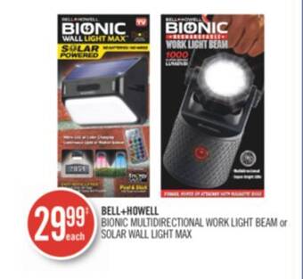Shoppers Drug Mart Bell+howell bionic multidirectional work light beam or solar wall light max offer