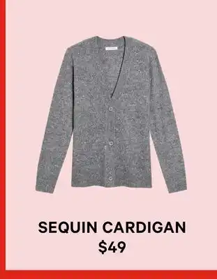Joe Fresh Sequin cardigan offer