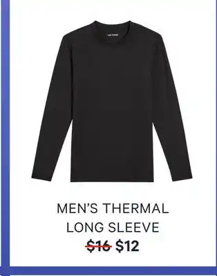 Joe Fresh Men's thermal long sleeve offer