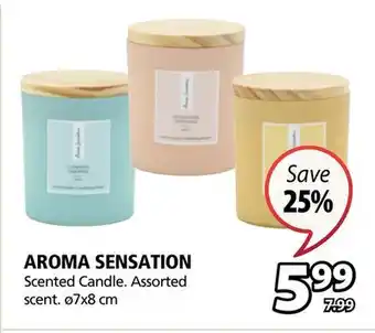 JYSK Aroma sensation scented candle offer