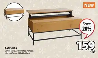 JYSK Aabenraa coffee table offer