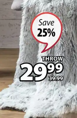 JYSK Lotus throw offer