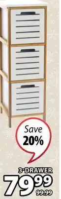 JYSK Fyn 3 drawer offer