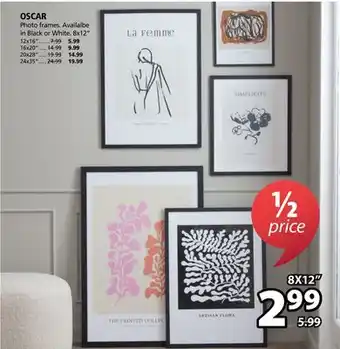 JYSK Oscar photo frames offer
