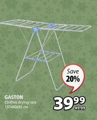 JYSK Gaston clothes drying rack offer