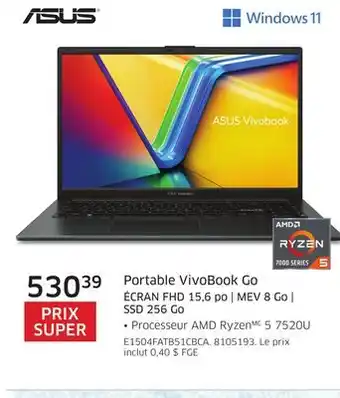 The Source Portable vivobook go asus offer