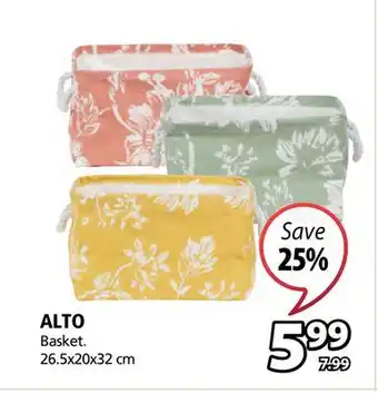 JYSK Alto basket offer