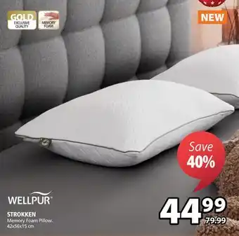 JYSK Strokken memory foam pillow offer