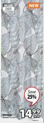 JYSK Monica shower curtain offer