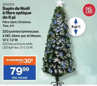 Patrick Morin Danson decor fibre optic christmas tree, 6 ft offer