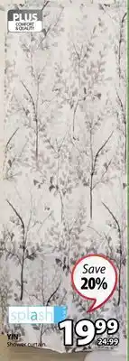JYSK Yin shower curtain offer
