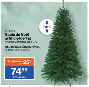 Patrick Morin Artificial christmas tree, 7 ft offer