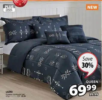 JYSK Lazio 6 piece comforter set offer