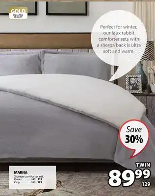 JYSK Marna 3-piece comforter set offer