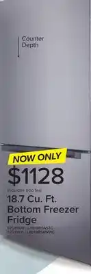 Leon's L2 stainless steel bottom-freezer refrigerator (18.7 cu. ft.) - lrb19b5astc offer