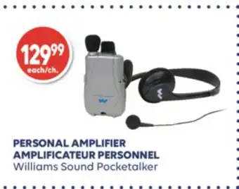 Wellwise by Shoppers Amplificateur personnel williams sound pocketalker offer