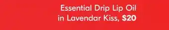 Pharmaprix R.e.m. beauty essential drip lip oil in lavendar kiss offer