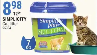 Rossy Simplicity cat litter offer