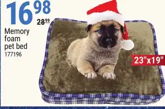 Rossy Memory foam pet bed offer